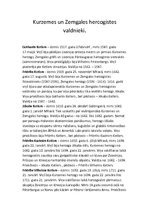 Konspekts 'Kurzemes un Zemgales hercogistes valdnieki', 1.