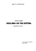 Referāts 'Reklāma un tās būtība', 1.
