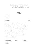 Paraugs 'Izziņas paraugs', 1.