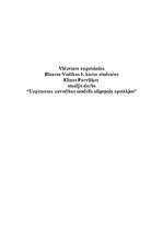 Referāts 'Uzņēmuma uzvedības modelis oligopola apstākļos', 1.