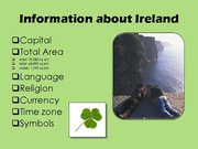 Prezentācija 'Tourism in Ireland', 2.