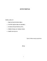 Konspekts 'Antropometrija sportistam', 1.