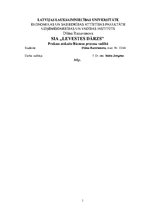 Prakses atskaite 'Prakses atskaite Biznesa procesu vadībā', 1.