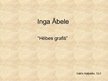 Prezentācija 'Inga Ābele "Hēbes grafiti"', 1.