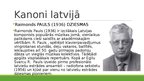 Prezentācija 'Latvijas kultūras kanons', 5.