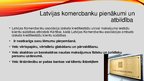 Prezentācija 'Latvijas komercbankas', 6.