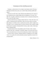 Eseja 'Zemapziņas nozīme rakstīšanas procesā', 1.