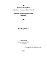 Konspekts 'Naudas plūsmas', 1.