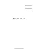 Referāts 'Renesanses mode', 1.