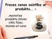Prezentācija 'Produkta cena', 8.