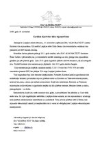 Paraugs 'Preses relīzes paraugs', 1.