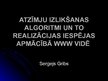 Referāts 'Atzīmju izlikšanas algoritmu realizācijas iespējas WWW vidē', 1.