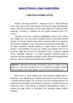 Referāts 'Bibliotēkas loma sabiedrībā', 1.