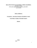 Konspekts 'Nolikums - organizatorisko dokumentu veids', 1.