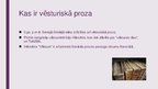 Prezentācija 'Vēsturiskā proza', 2.