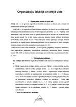 Referāts 'Organizāciju iekšējā un ārējā vide', 1.