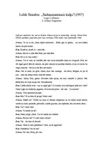 Eseja 'Lelde Stumbre. "Sarkanmatainais kalps" (lugas fragmenta analīze)', 1.