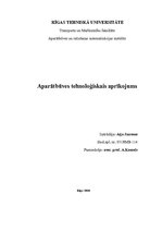 Paraugs 'Aparātbūves tehnoloģiskais aprīkojums', 1.