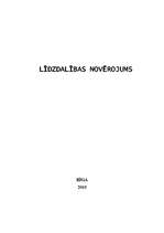 Referāts 'Līdzdalības novērojums', 1.