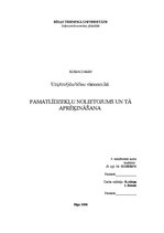 Referāts 'Pamatlīdzekļu nolietojums', 1.