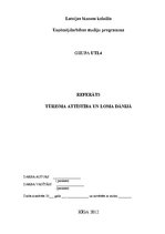 Referāts 'Tūrisma attīstība un loma Dānijā', 1.