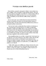 Eseja 'Profesijas visas bērnības garumā', 1.