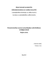 Diplomdarbs 'Piensaimniecības nozares konkurētspējas nodrošināšanas stratēģija Latvijā', 1.