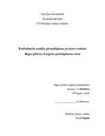 Prakses atskaite 'Rīgas pilsētas Latgales priekšpilsētas tiesa', 1.