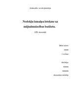 Referāts 'Nodokļu ietekme uz mājsaimniecības budžetu', 1.