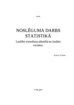 Referāts 'Laulību vienošana atkarībā no laulāto vecuma', 1.