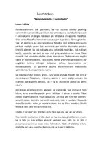 Eseja 'Ž.P.Sartrs "Eksistenciālisms ir humānisms"', 1.