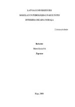 Referāts 'Tapetes', 1.