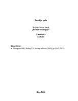 Konspekts 'Kultūra', 1.