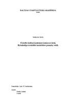 Konspekts 'Cietušā tiesības kasācijas instances tiesā. Kriminālprocesuālās imunitātes pamat', 1.
