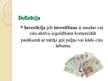 Referāts 'Investīcijas', 2.