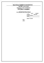 Referāts 'Elektrotraumas', 1.