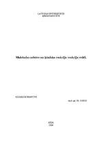 Referāts 'Molekulas uzbūve un ķīmisko reakciju veidi', 1.