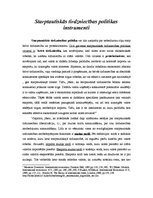 Konspekts 'Starptautiskās tirdzniecības politikas instrumenti', 1.