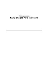 Referāts 'NATO loma pēc PSRS sabrukuma', 1.