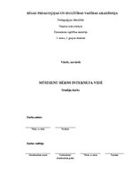 Referāts 'Mūsdienu bērns interneta vidē', 1.