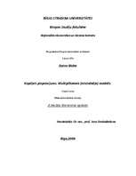 Konspekts 'Kopējais pieprasījums. Multiplikatora (reizinātāja) modelis', 1.