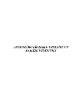 Referāts 'Apgrozāmo līdzekļu uzskaite un analīze', 1.