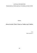 Referāts 'Jehovas liecinieki: Čārlzs T.Rasels un "Sardzes torņa" biedrība', 1.