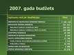 Prezentācija 'Siguldas novada budžets 2007.gadam', 10.