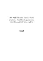 Konspekts 'Mākslas stili. Otrā daļa', 1.