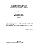 Konspekts 'Jaunie mediji un tradicionālie mediji. Jēdziens un īpatnības', 1.