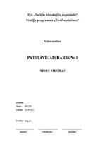 Konspekts 'Vides tiesības', 1.