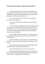 Eseja 'Pērļu nozīme Ansim Vairogam J.Poruka darbā "Pērļu zvejnieks"', 1.