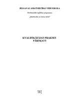 Prakses atskaite 'Lietvedības prakses pārskats', 1.