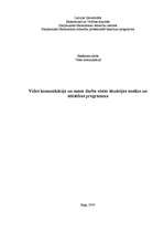 Referāts 'Vides komunikācija un mana darba vieta: situācijas analīze un attīstības program', 1.